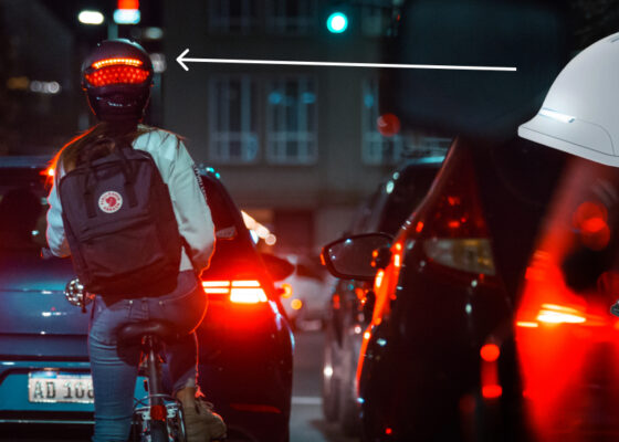 As a Cyclist, You’re Sharing the Road With 4,000lb Vehicles. This Award-Winning Helmet <b>Makes Sure They Can See You.</b>
