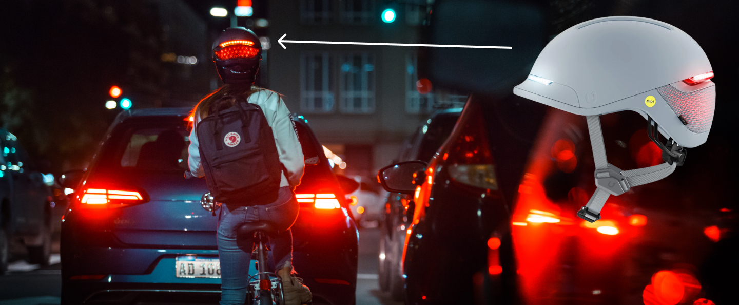 As a Cyclist, You’re Sharing the Road With 4,000lb Vehicles. This Award-Winning Helmet <b>Makes Sure They Can See You.</b>