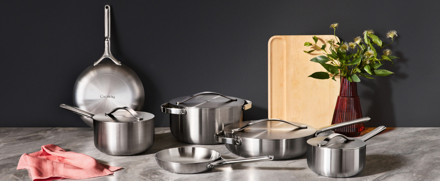 Sizzle, Sear, Stainless Steel: Caraway Just Dropped Their Hottest Collection Yet (and It’s Already Selling Out)