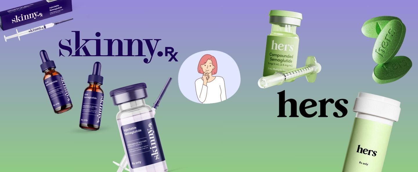 In the World of Semaglutide (aka GLP-1) Providers, SkinnyRx and Hers Reign Supreme. We Tried Both.
